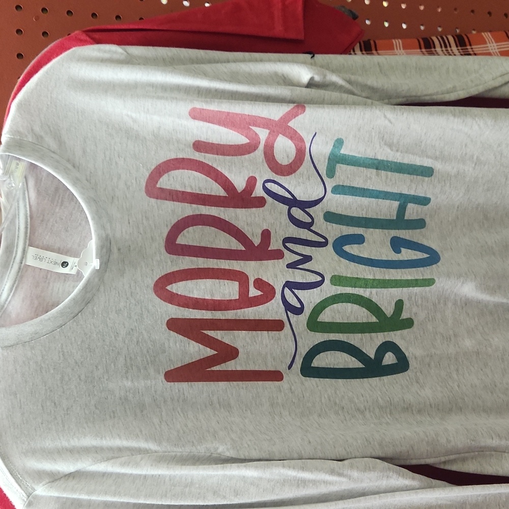 Merry and Bright tee